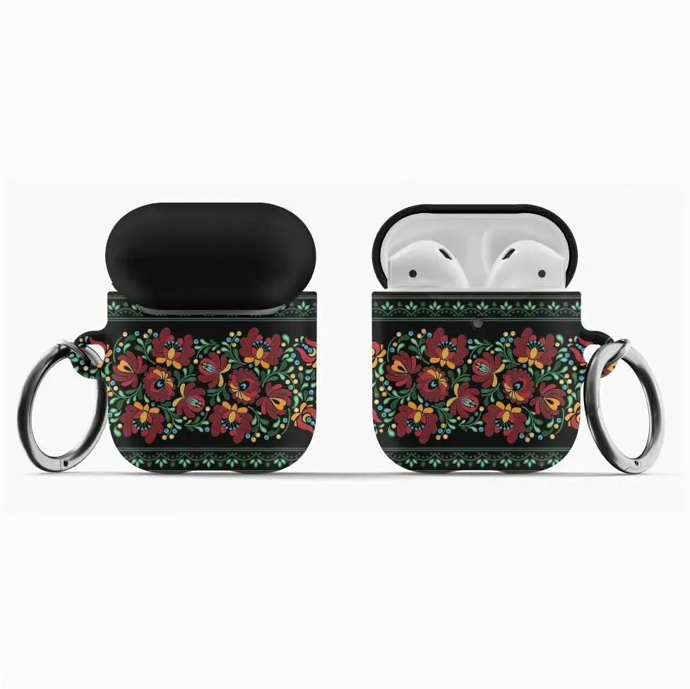 Hungarian Black Matyó AirPod® Case