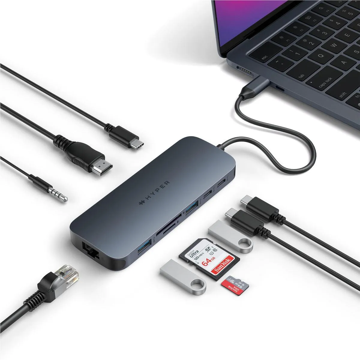 HyperDrive Gen2 10 Port USB-C Hub