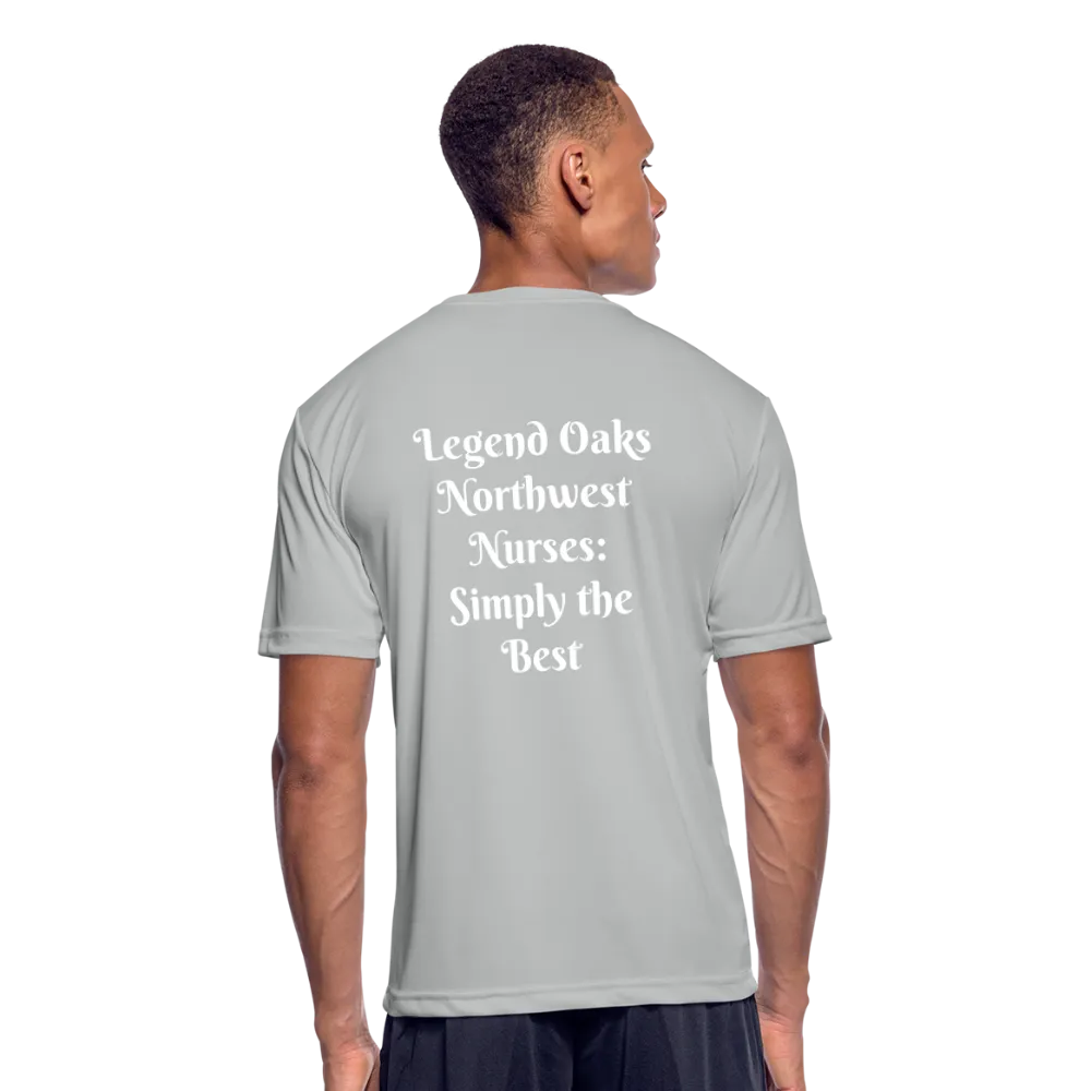 I'm a Nurse (white logo) Men’s Moisture Wicking Performance T-Shirt