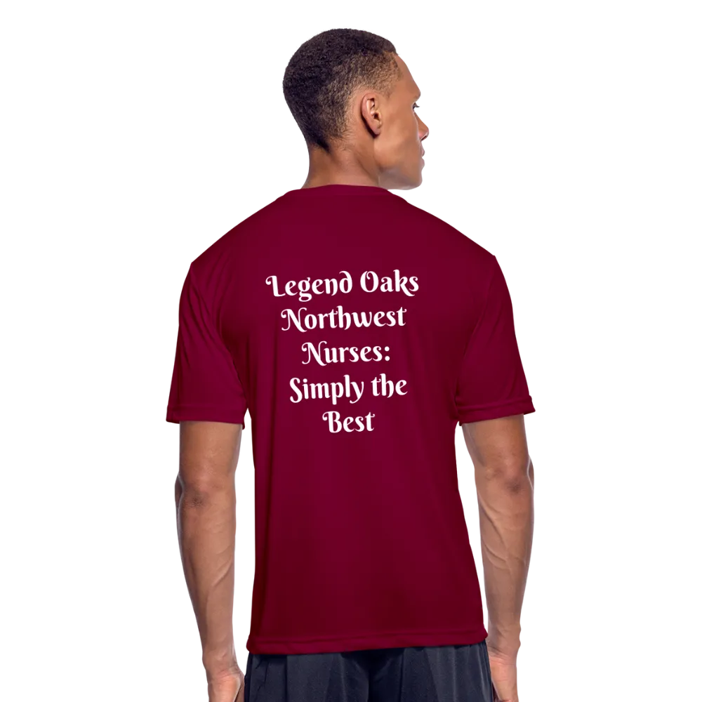 I'm a Nurse (white logo) Men’s Moisture Wicking Performance T-Shirt