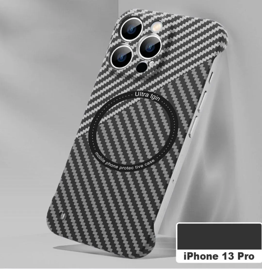 iPhone 13 Pro Max Carbon Fiber Magnetic Case 18549