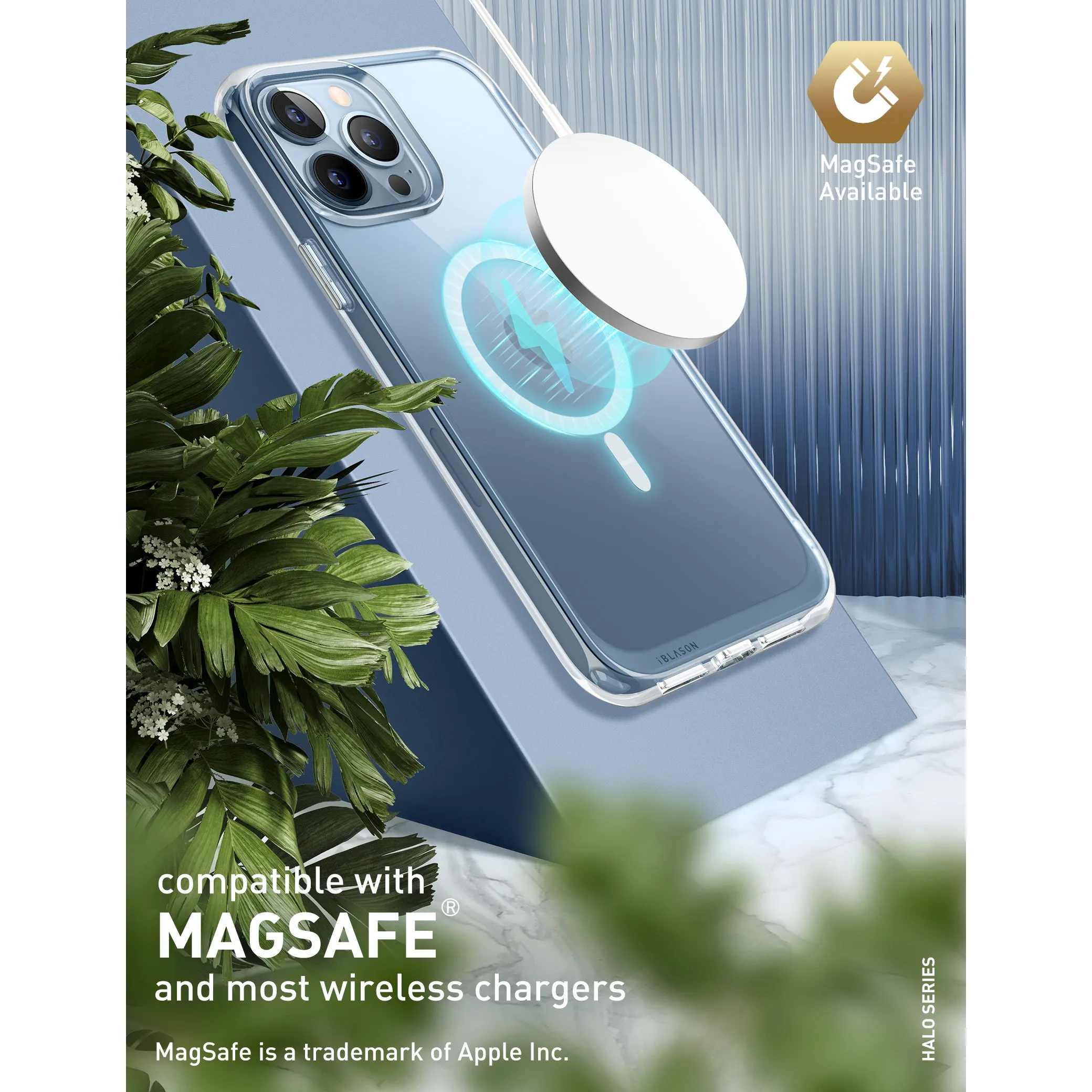 iPhone 13 Pro Max Halo Case(open box) - Butterfly Blue