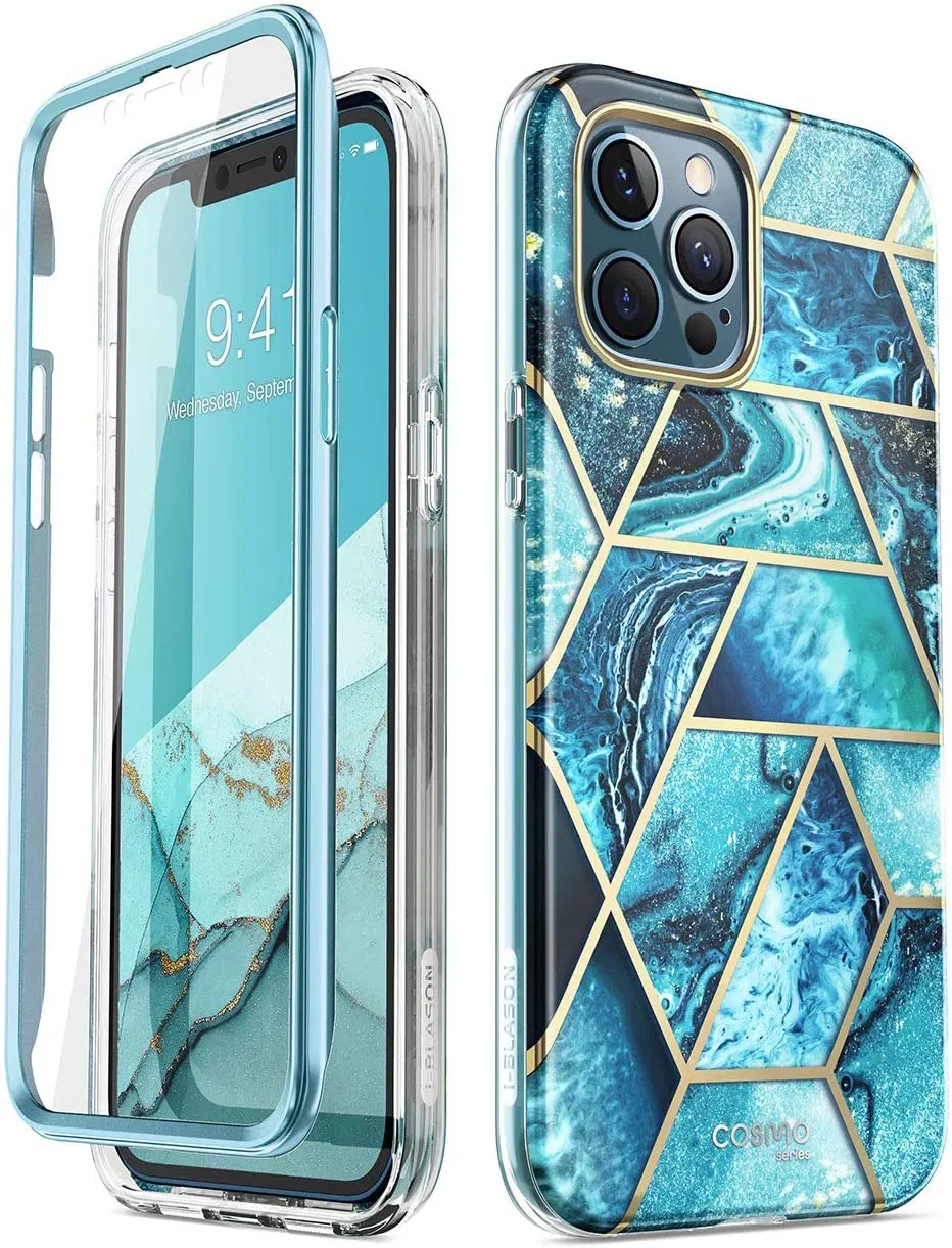 iPhone 13 Pro Max Slim Full-Body Marble Stylish Protective Case