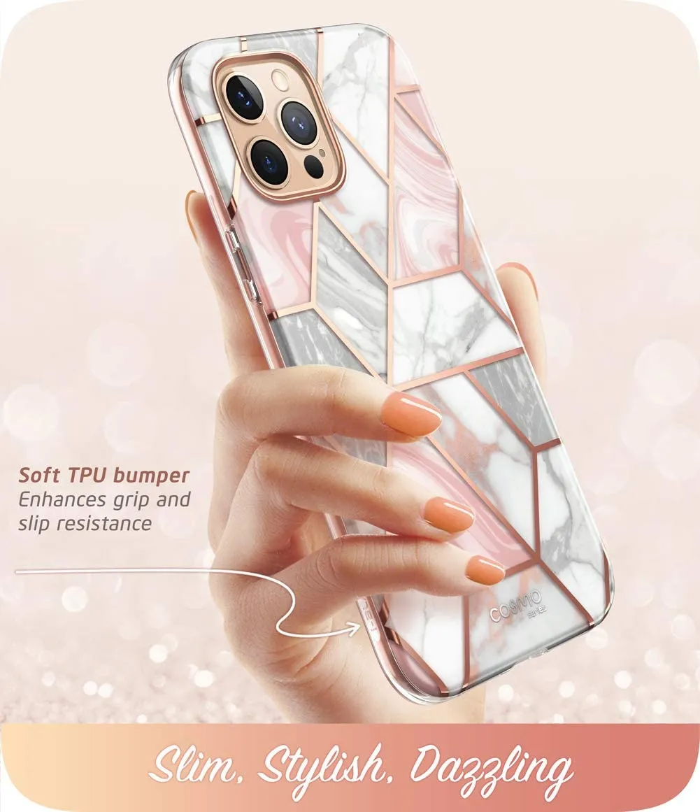 iPhone 13 Pro Max Slim Full-Body Marble Stylish Protective Case