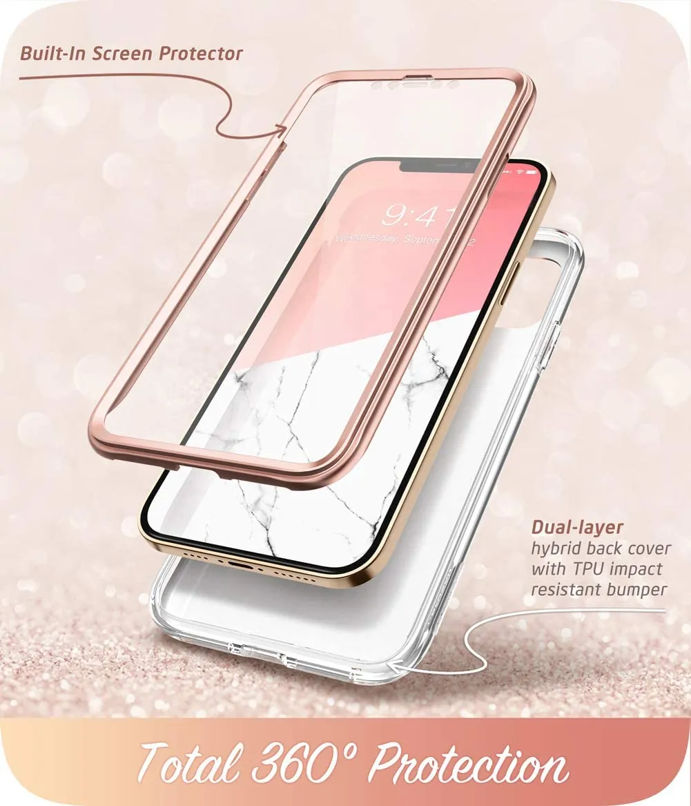 iPhone 13 Pro Max Slim Full-Body Marble Stylish Protective Case