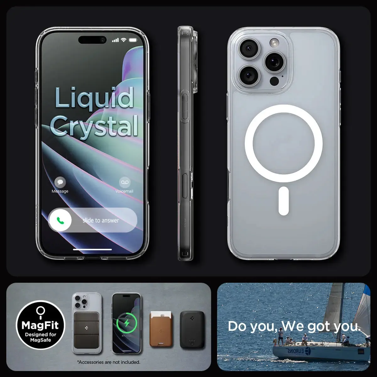 iPhone 16 Pro Case Liquid Crystal MagFit