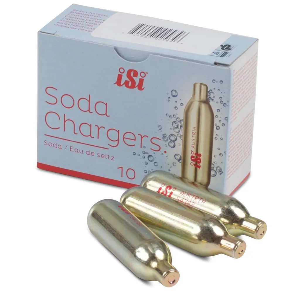 iSi Soda Chargers (Co2) *New* "More Fizz" - 10 pack