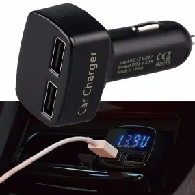 iSunnao Dual USB Car Charger - 4 in 1 3.1A 2 Port USB Adapter