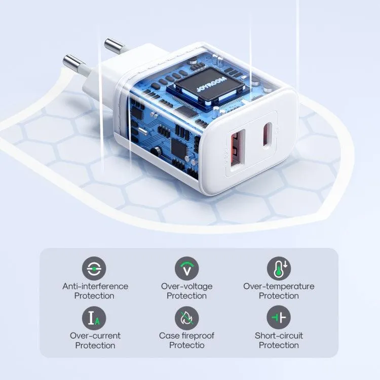 J0YROOM TCF05 20W Dual USB & USB-C Fast Charger