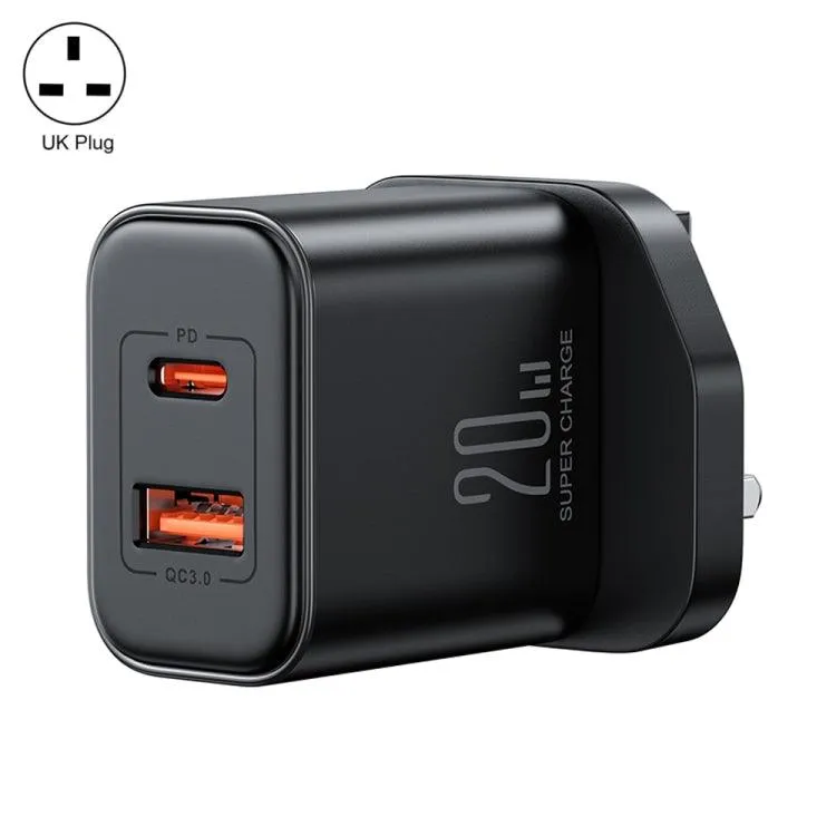 J0YROOM TCF05 20W Dual USB & USB-C Fast Charger