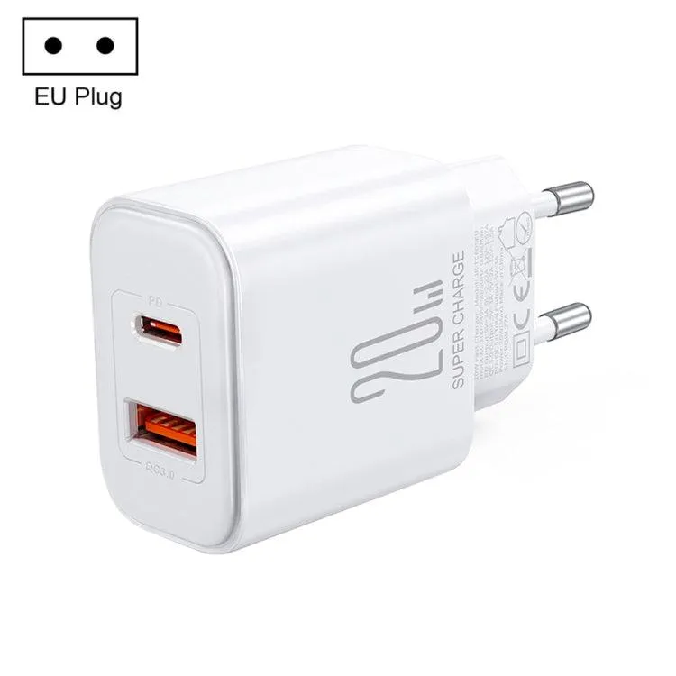 J0YROOM TCF05 20W Dual USB & USB-C Fast Charger