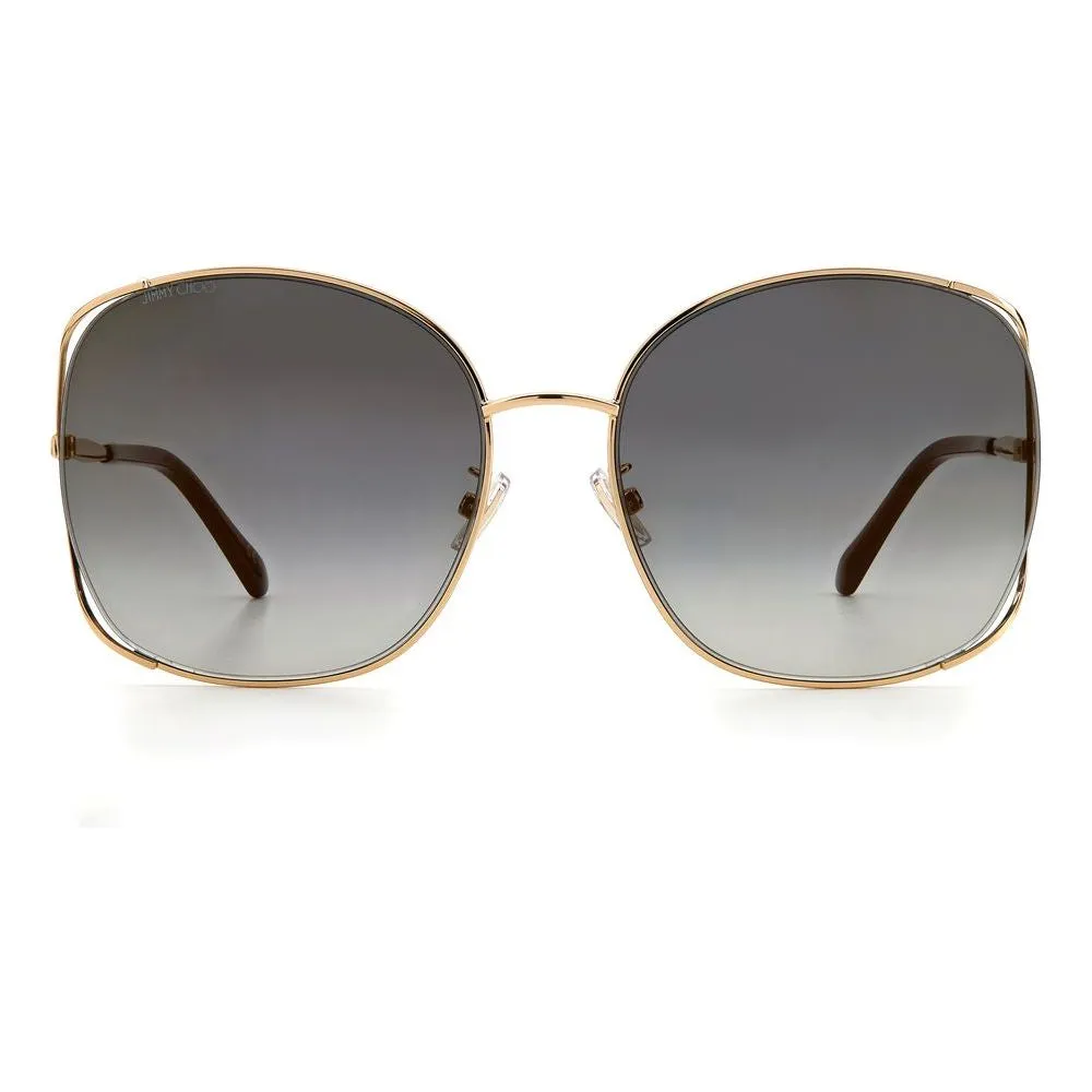 Jimmy Choo Rose Gold Metal Sunglasses