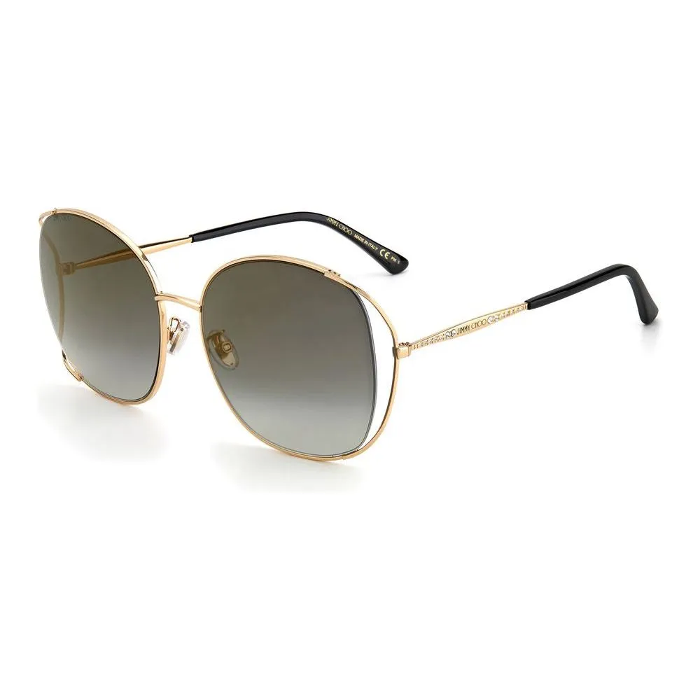 Jimmy Choo Rose Gold Metal Sunglasses