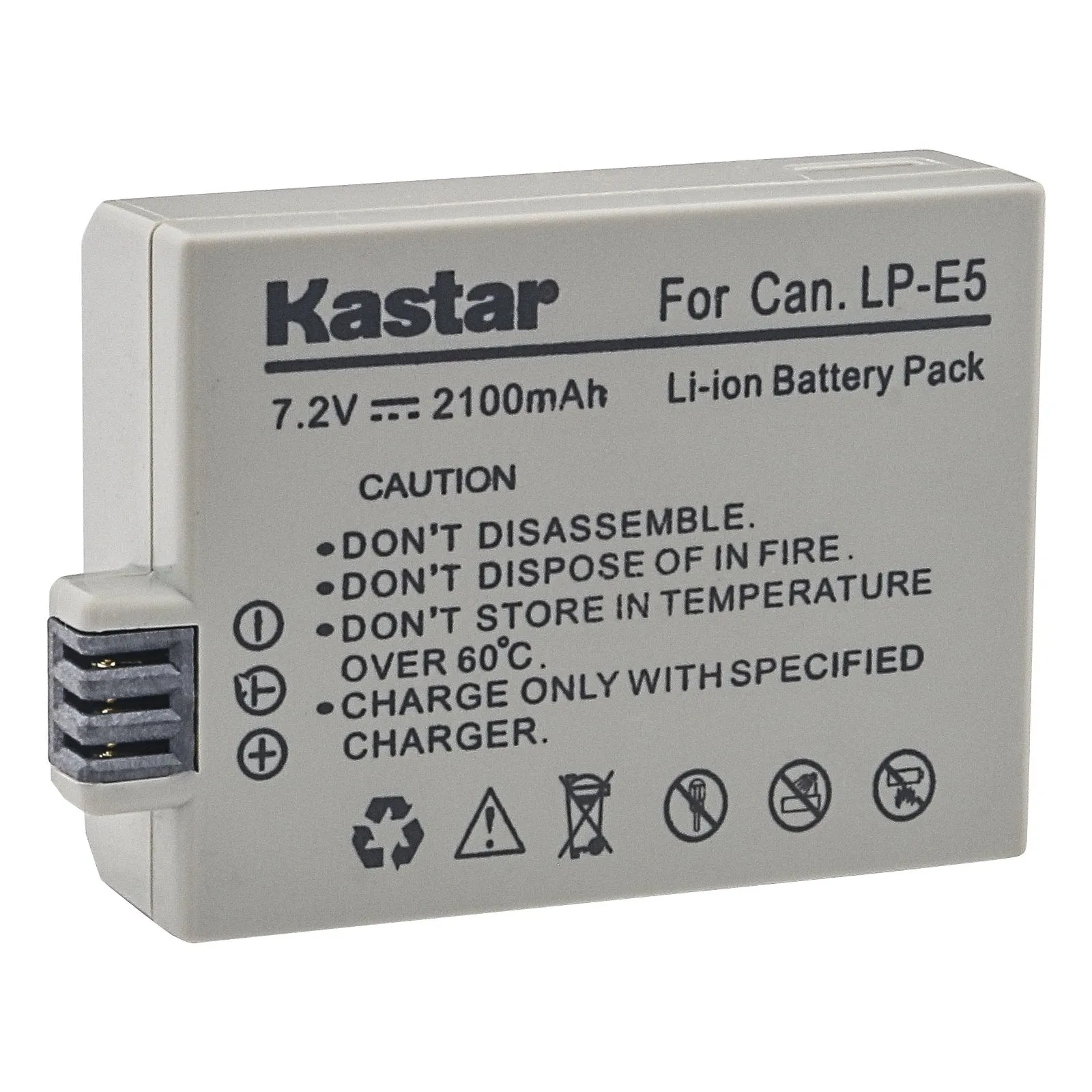 Kastar Charger, Battery for LP-E5-2 LP-E5 LPE5