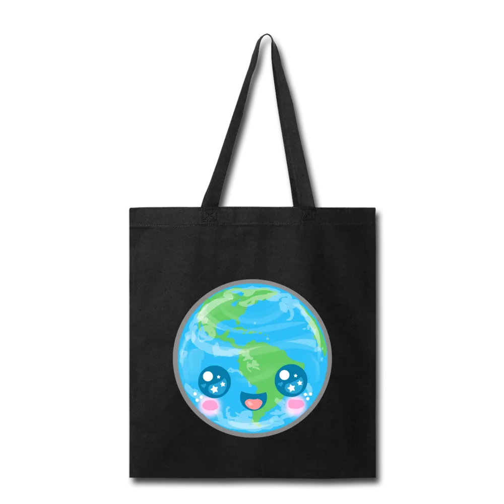 Kawaii Earth Tote Bag