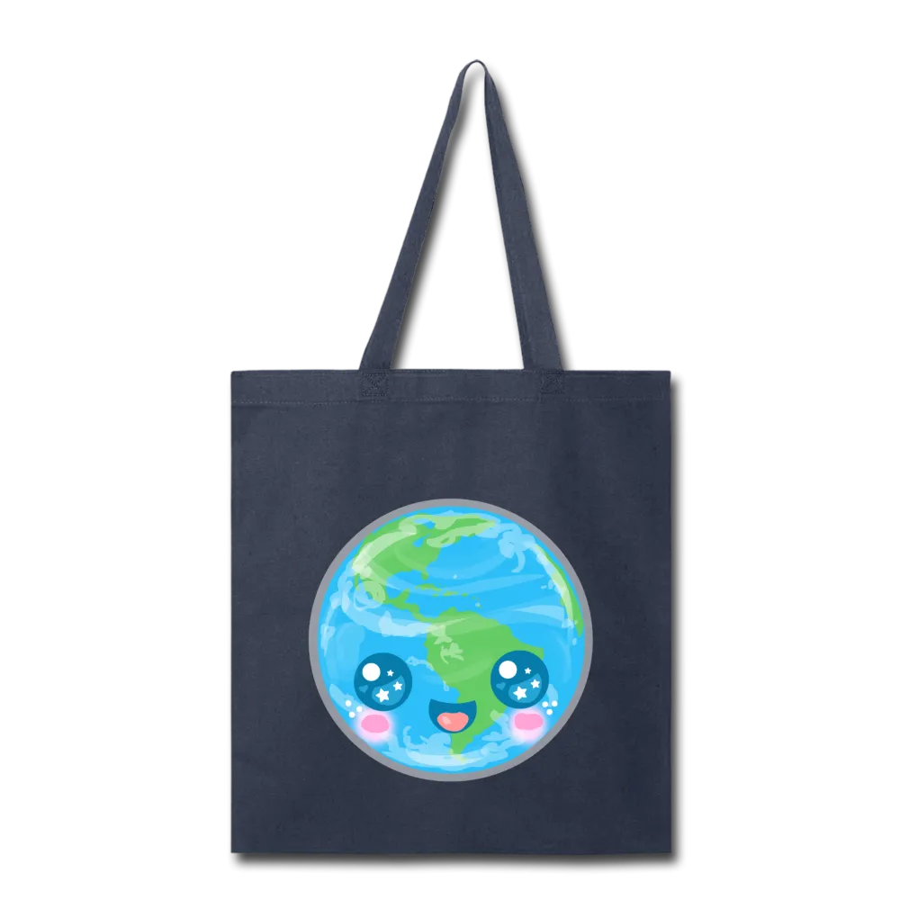 Kawaii Earth Tote Bag