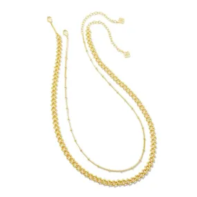 Kendra Scott | Lonnie Set of 2 Chain Necklaces in Gold