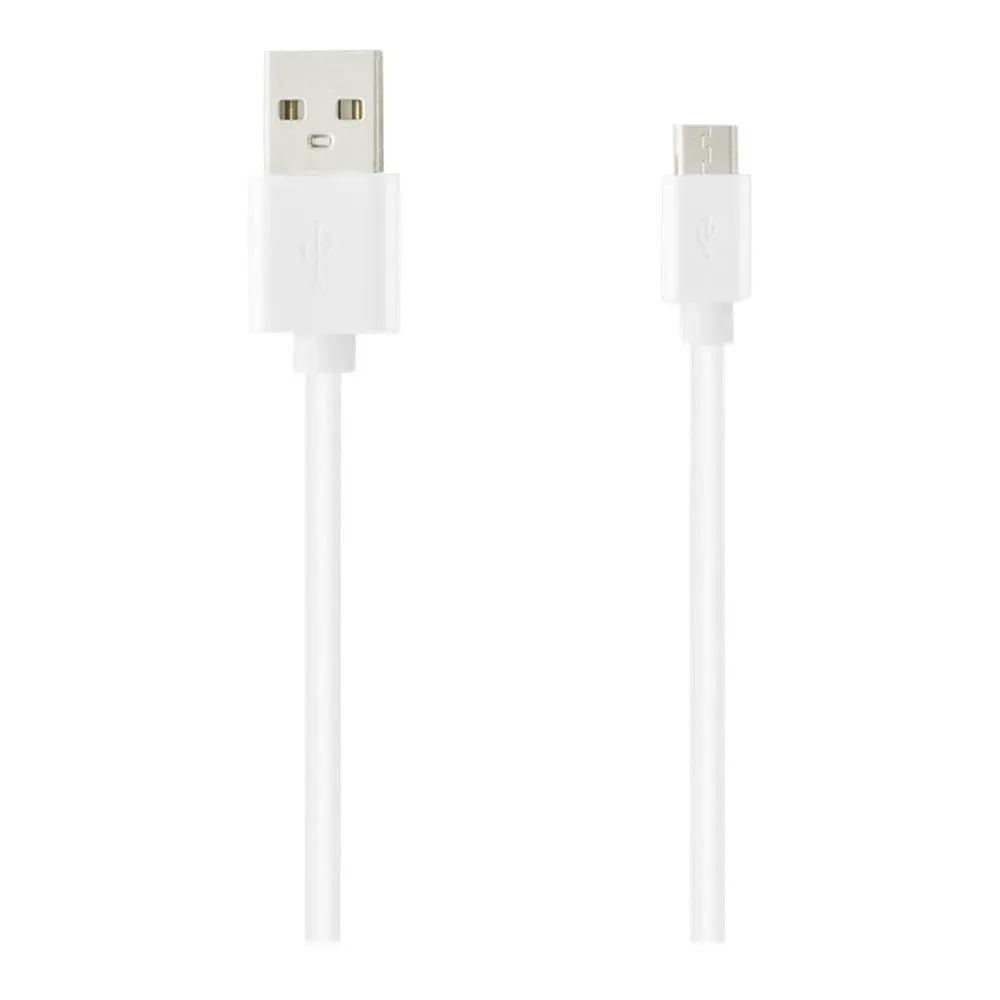 Key USB-A til Micro USB Kabel 10W - 1m - Hvid