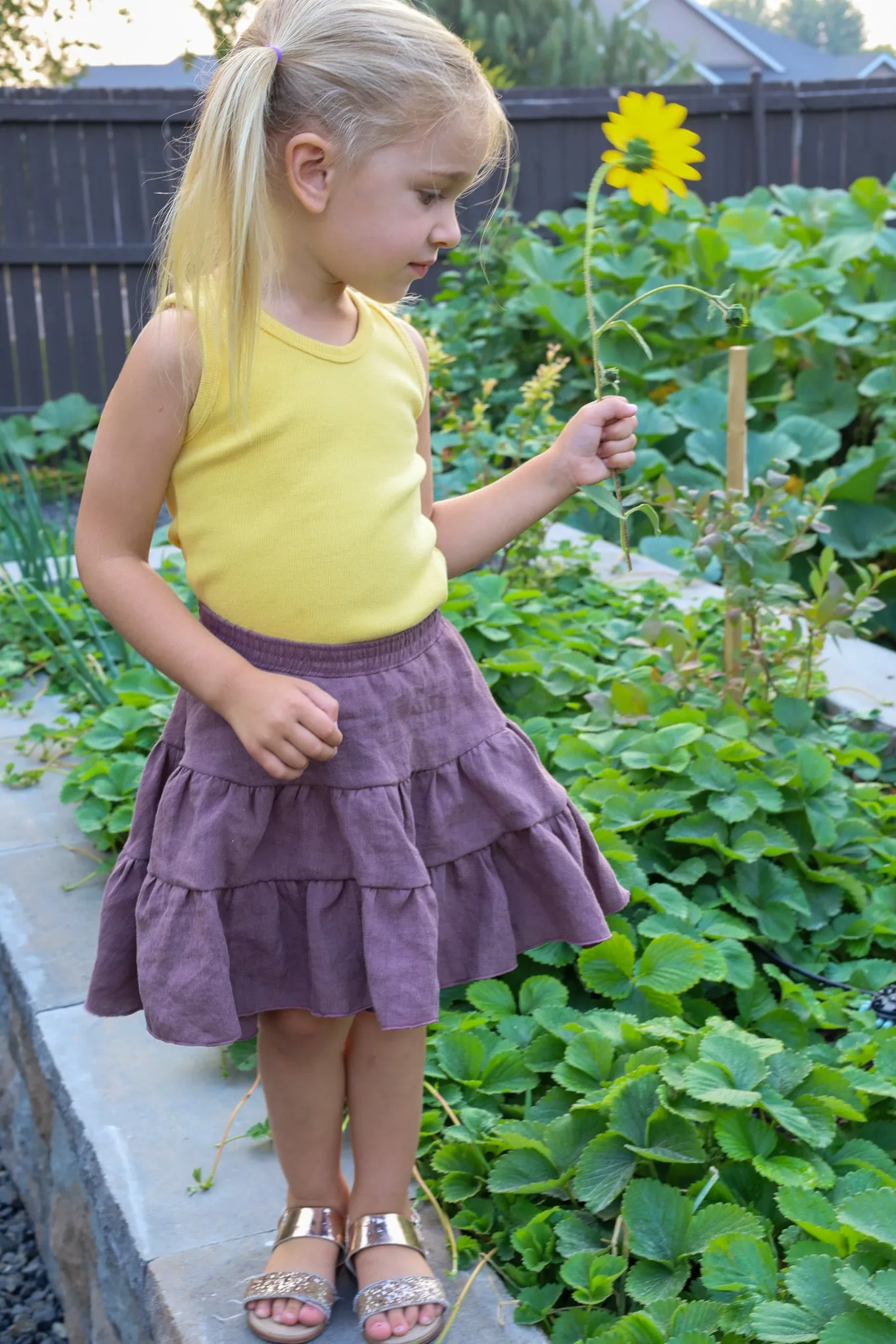 Kids Theresa Tiered Skirt Pattern