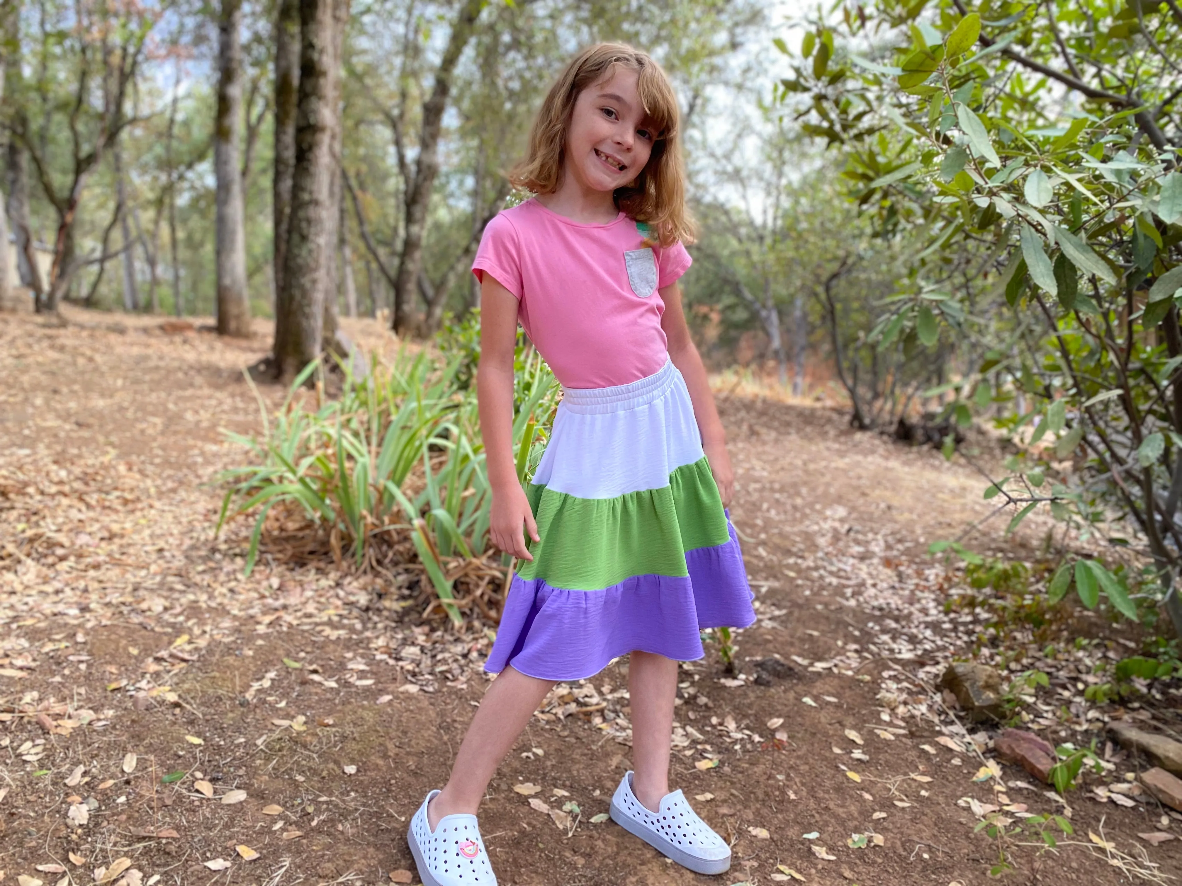 Kids Theresa Tiered Skirt Pattern