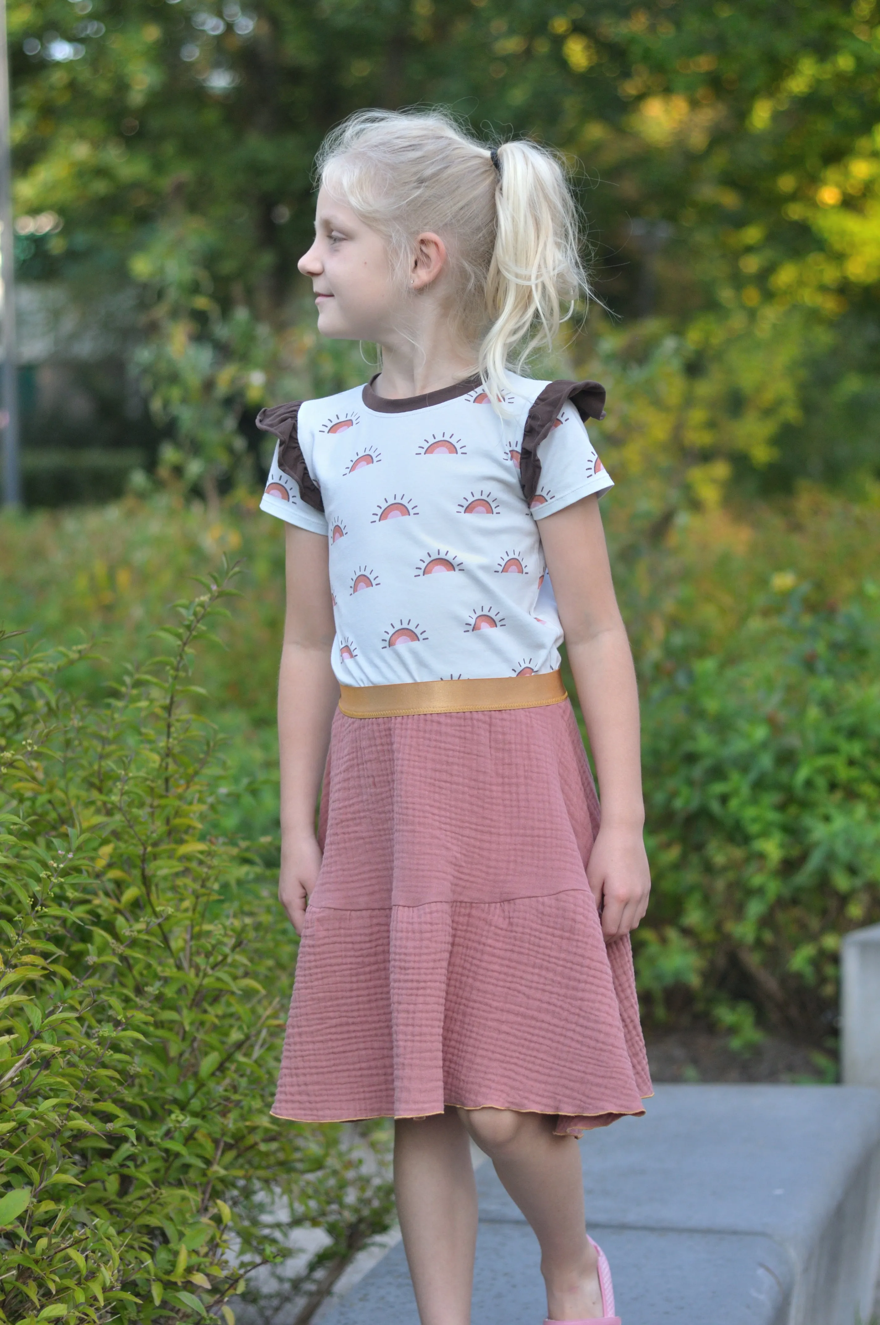 Kids Theresa Tiered Skirt Pattern