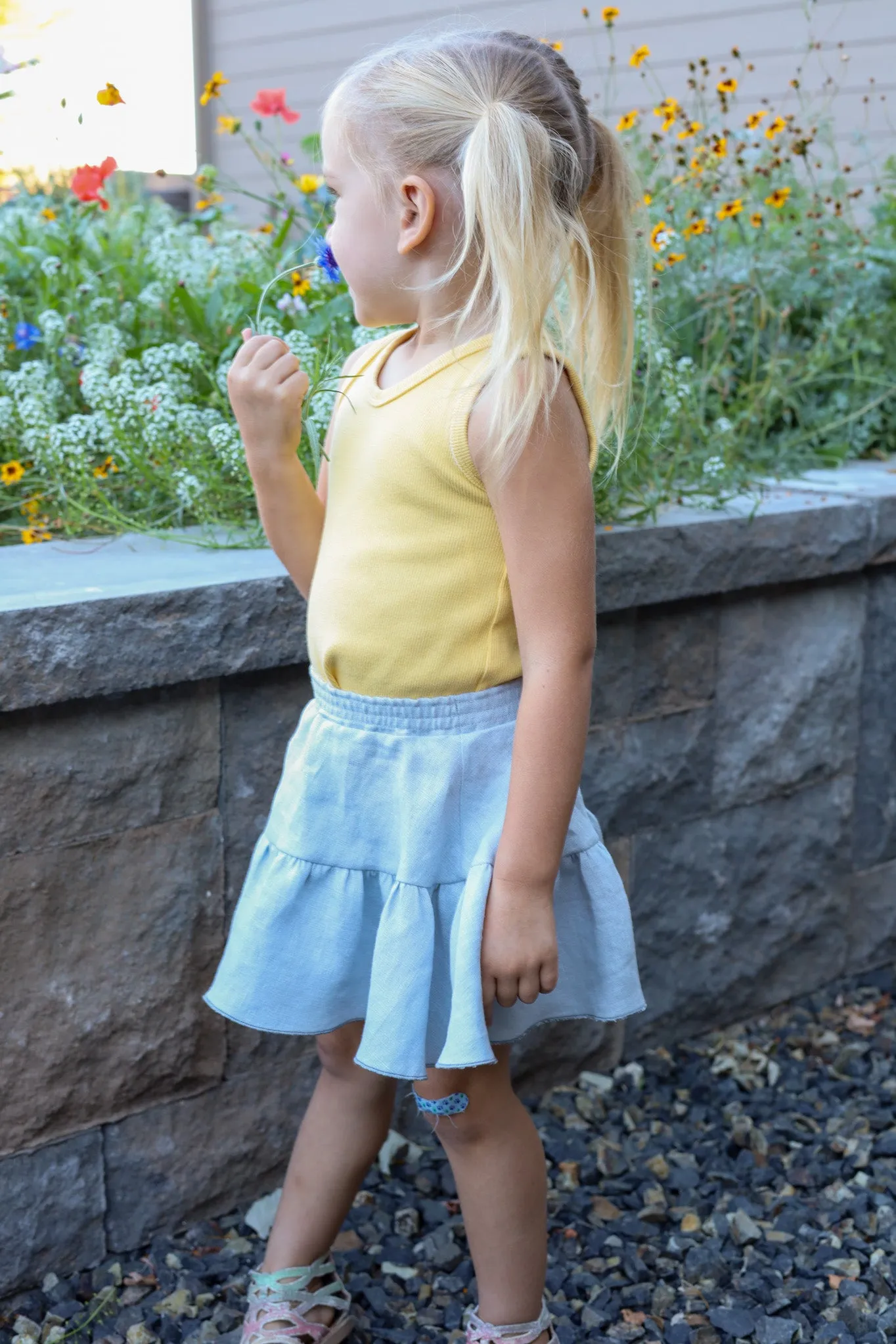 Kids Theresa Tiered Skirt Pattern