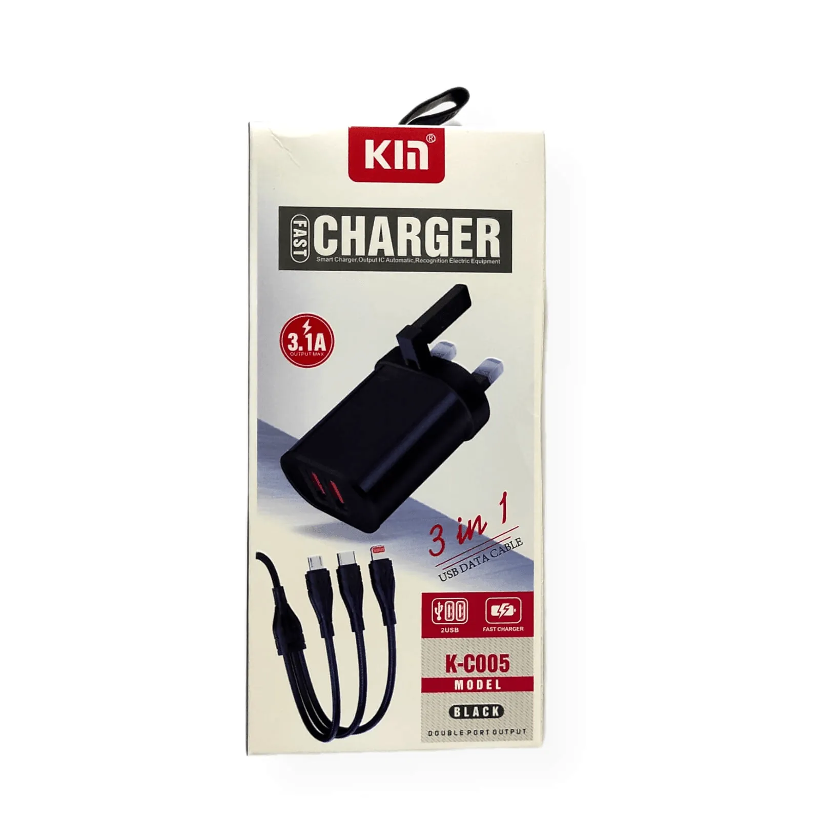 Kin 3 In 1 Fast Charger K-C005