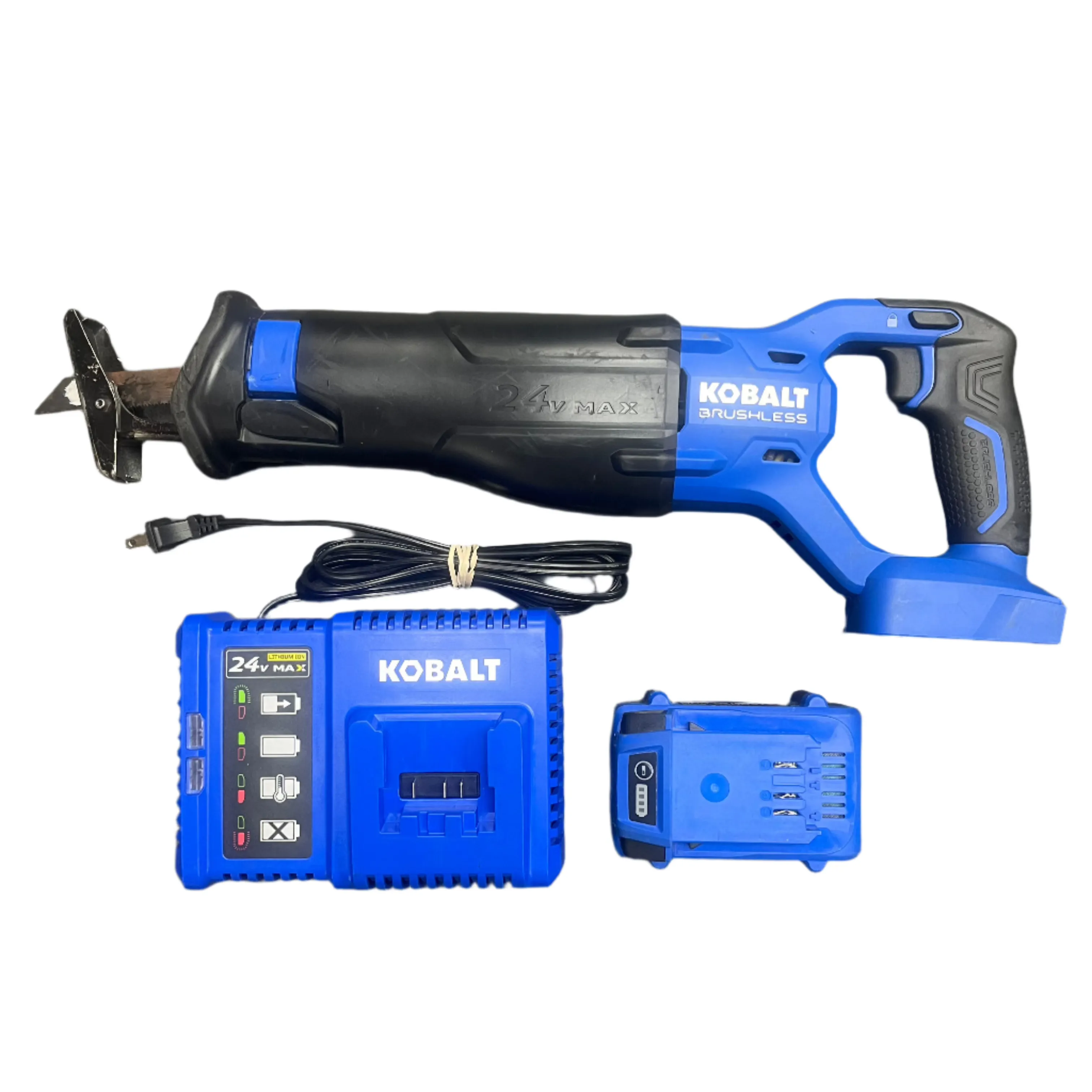 Kobalt Reciprocating Saw with Battery & Charger