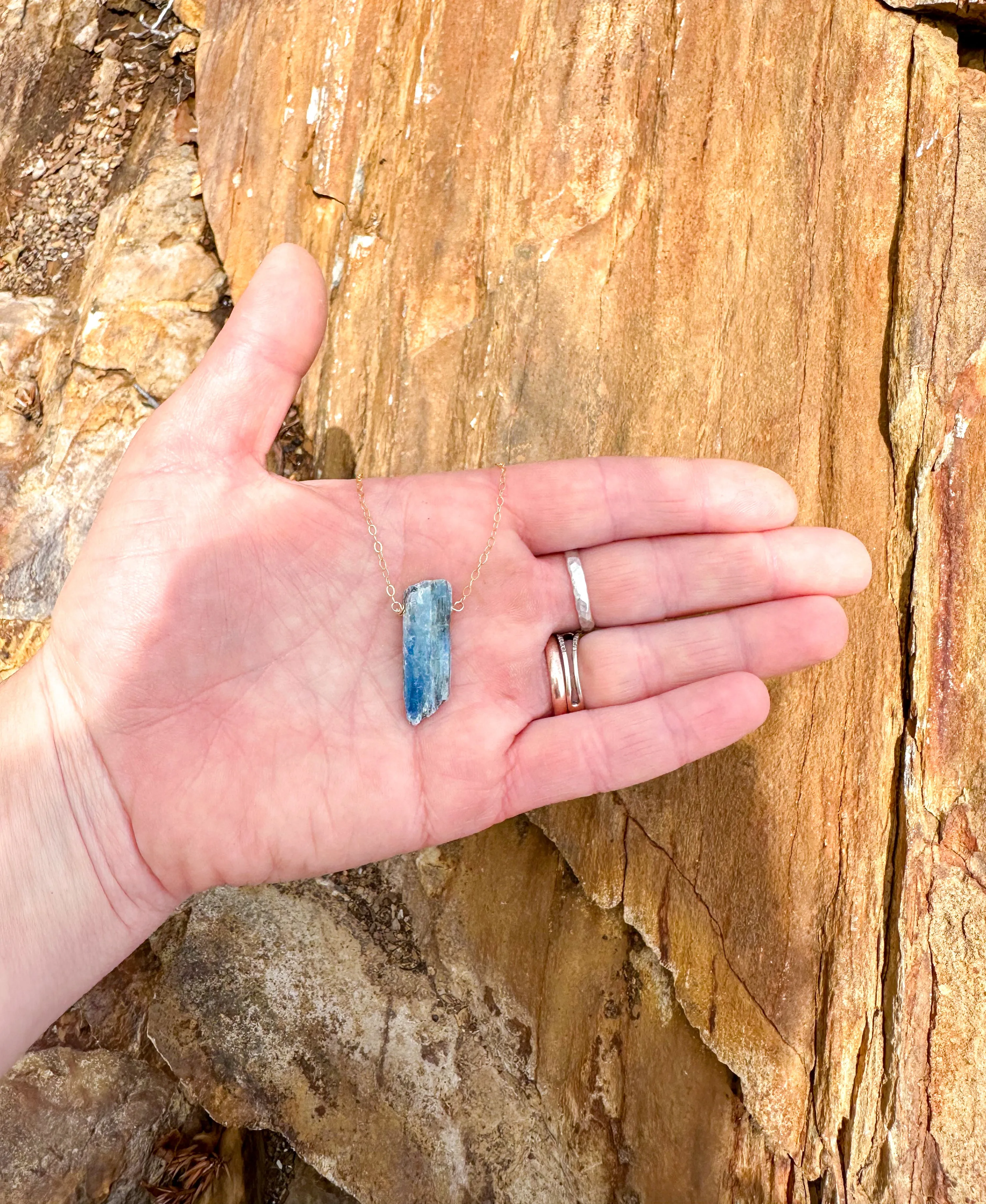 Kyanite Point Necklace