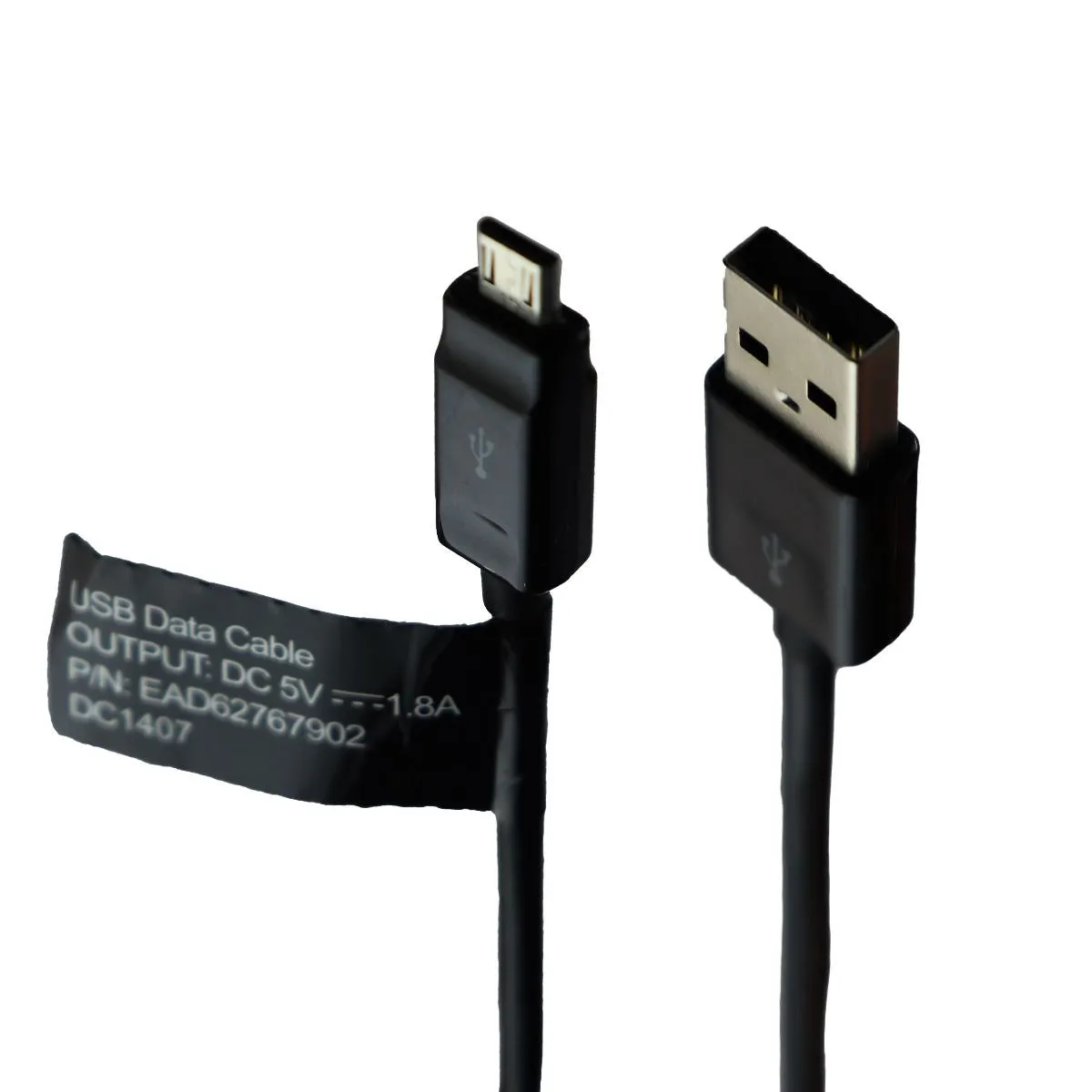 LG (1.2m/4-Ft) Micro-USB to USB Charge/Sync Cable - Black (EAD62767902)