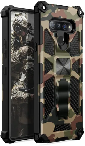 LG Stylo 6 Camo Case | LG Stylo 6 Military Grade Kickstand Shockproof Case