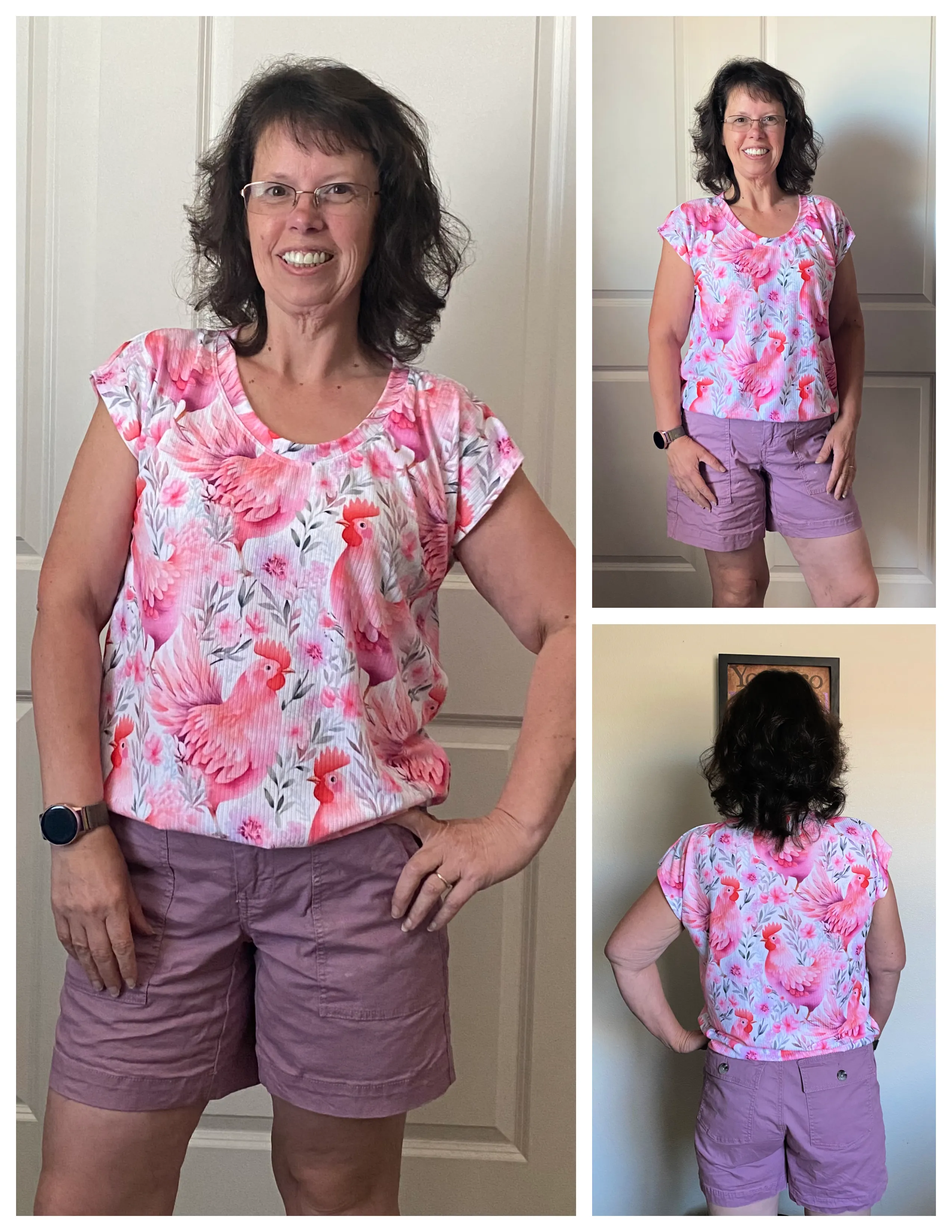 Lisa Bubble Hem Dolman Top Pattern