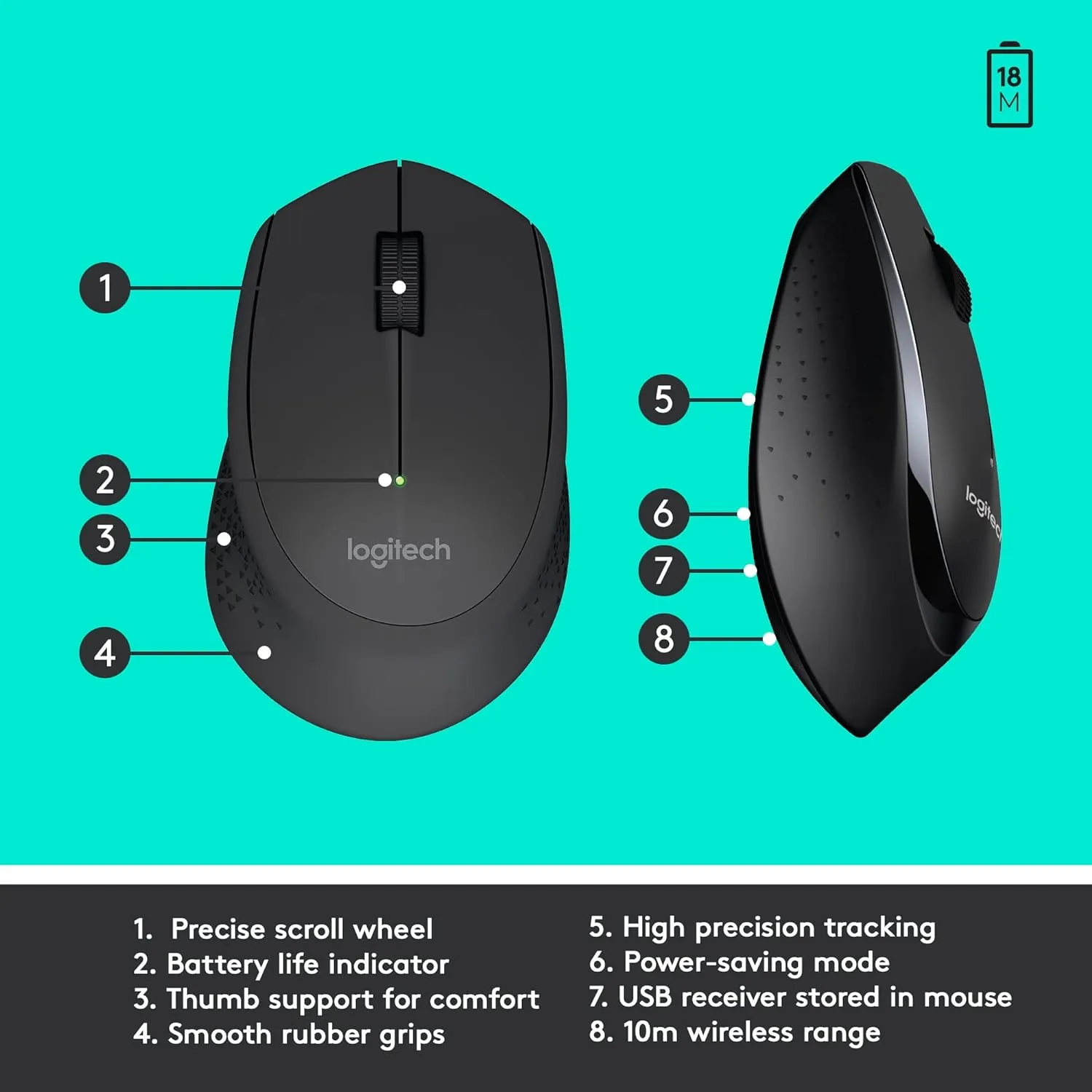 Logitech COMFORT MK345 Wireless Combo 無線滑鼠鍵盤組合 (中文版) 920-012928 原裝行貨