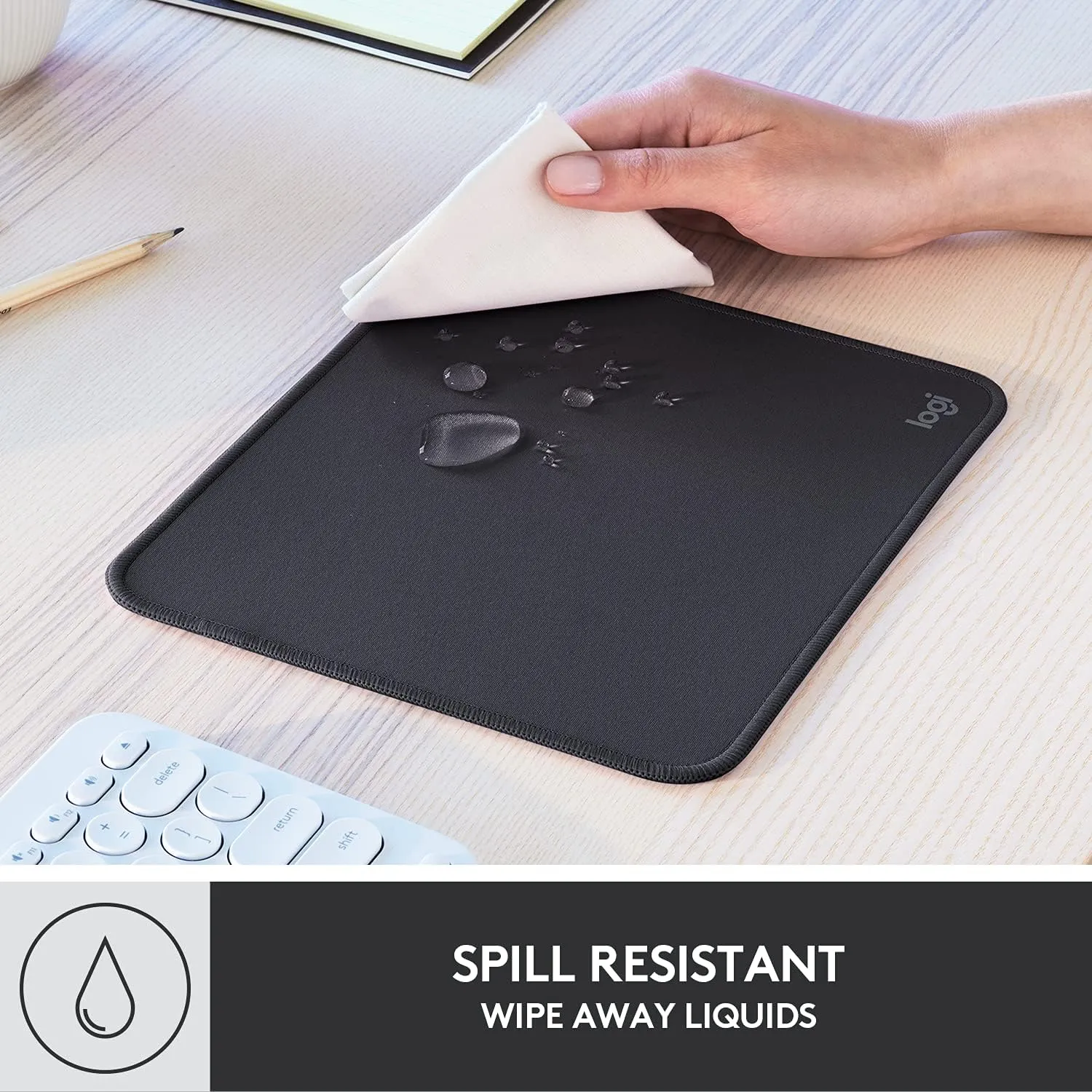 Logitech Studio Mouse Pad 滑鼠墊 - Graphite 石墨灰色 956-000031 原裝行貨