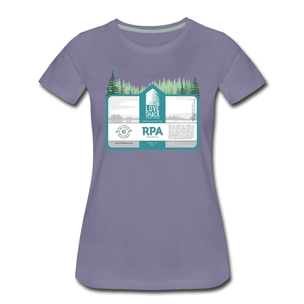 LoveShack Libations - Rachel Paul Ale (RPA) - Women’s Premium T-Shirt