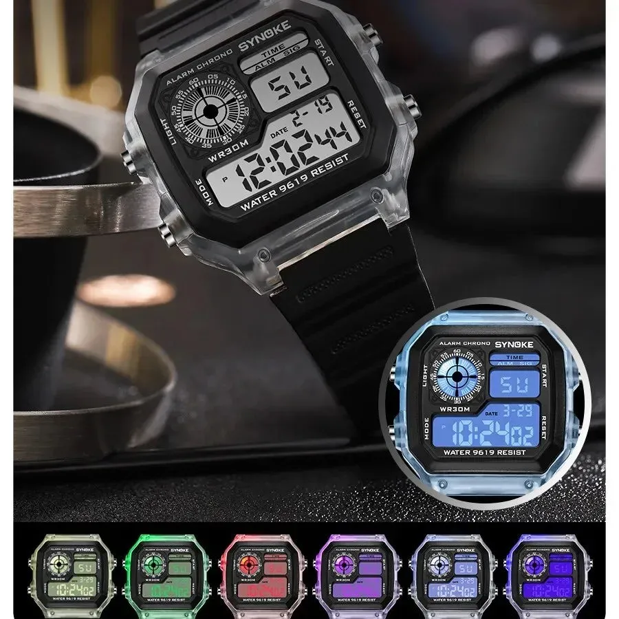 Luminous Multifunction Digital Wristwatch