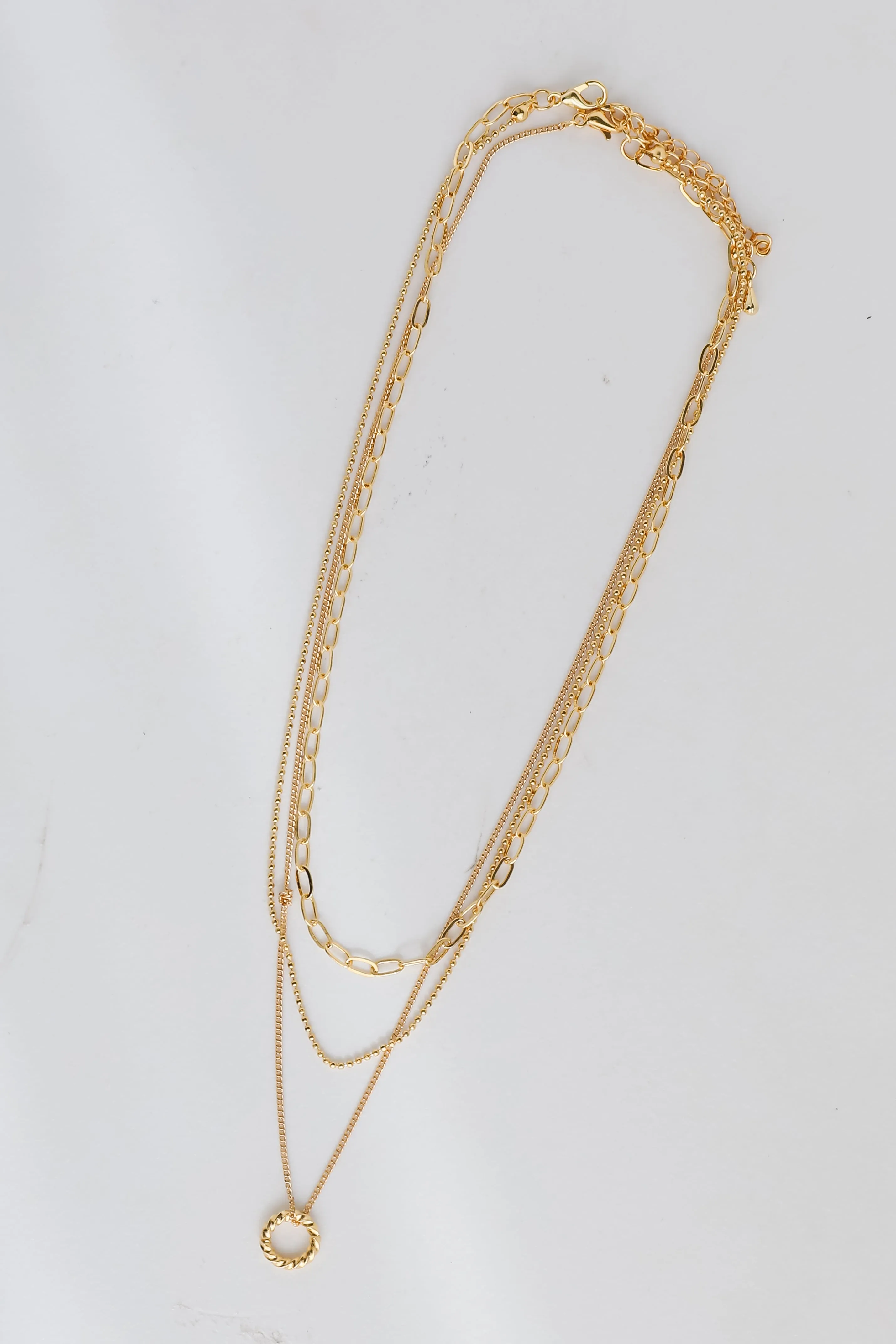 Maddy Gold Layered Chain Necklace