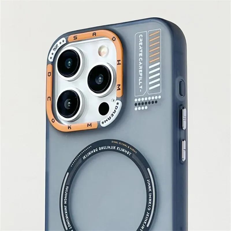 Magnetic Matte Frosted Fall Protection Phone Case For iPhone