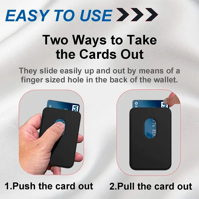 Magnetic PU Card Holder