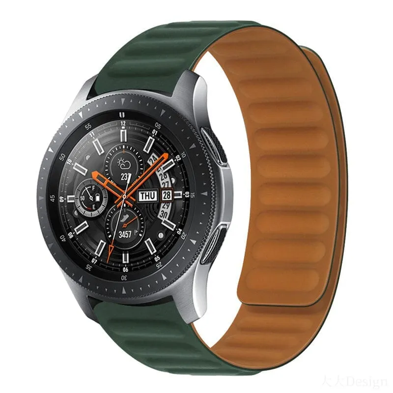 Magnetic Silicone Watch Straps Compatible with the Garmin 20mm Range