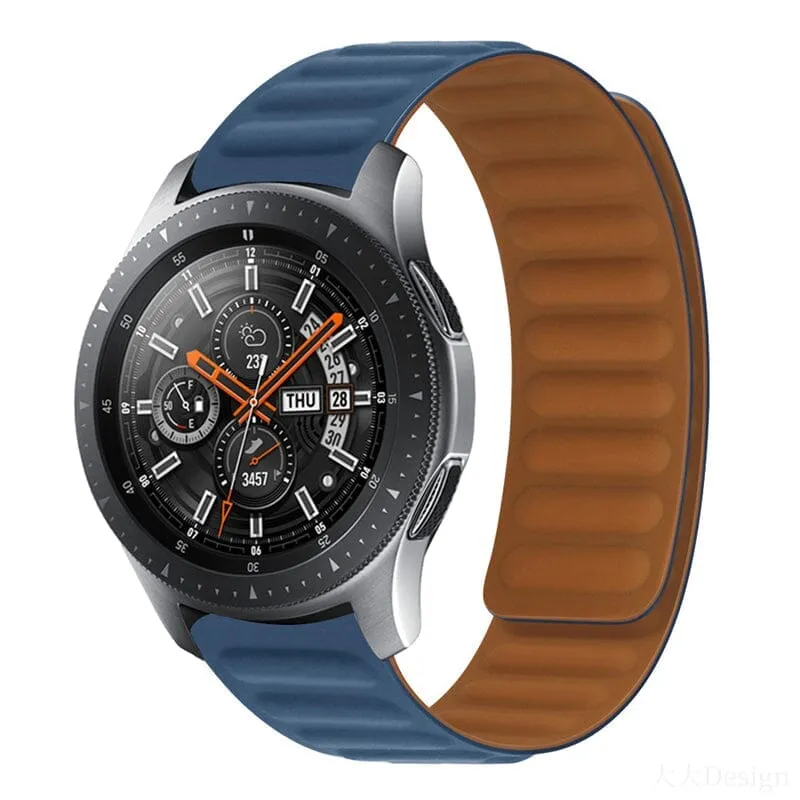 Magnetic Silicone Watch Straps Compatible with the Garmin 20mm Range