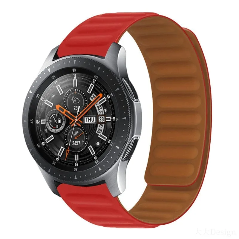 Magnetic Silicone Watch Straps Compatible with the Garmin 20mm Range