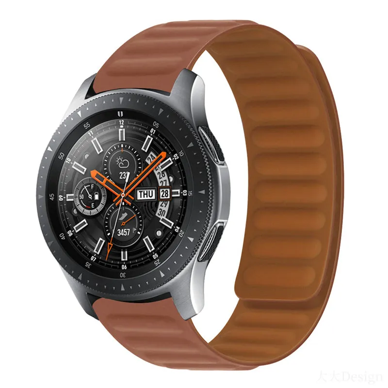 Magnetic Silicone Watch Straps Compatible with the Garmin Hero Legacy (40mm)