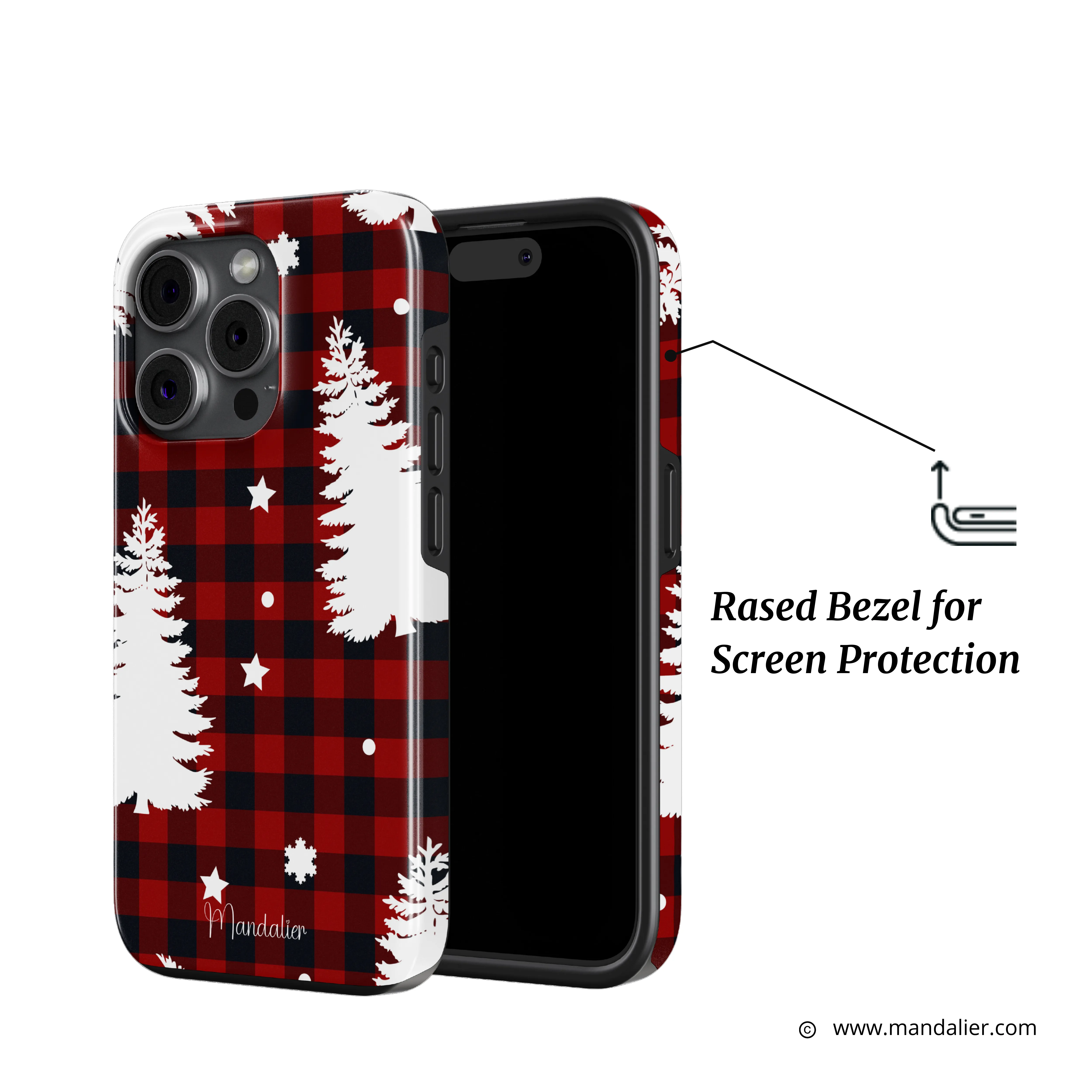 MagSafe Tough Phone Case|Winter Wonderland Plaid