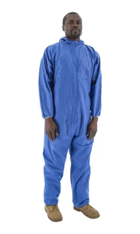 Majestic 74-202F BlazeTex FR SMS Anti-Static Coverall with Hood [per case]