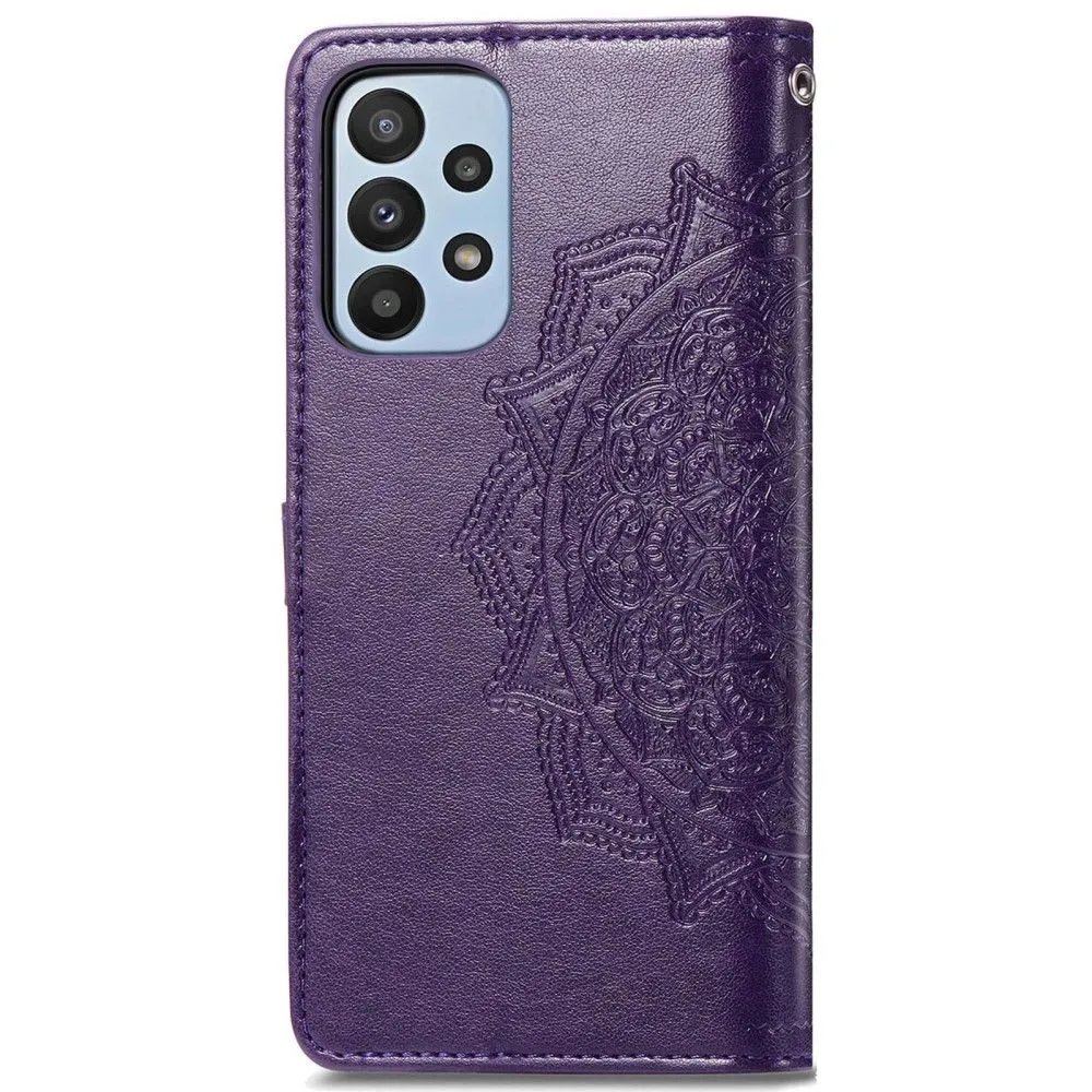 Mandala Samsung Galaxy A23 Flip case - Purple