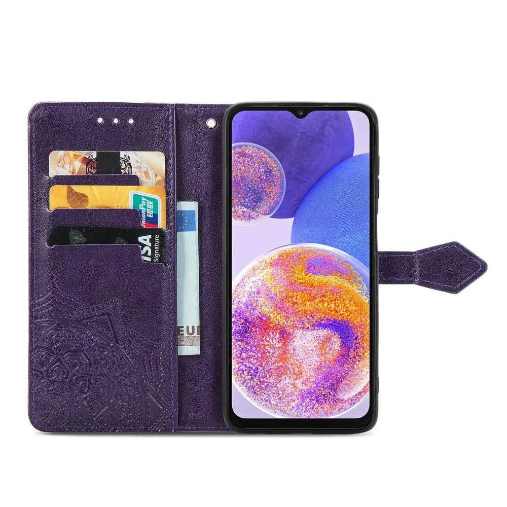 Mandala Samsung Galaxy A23 Flip case - Purple