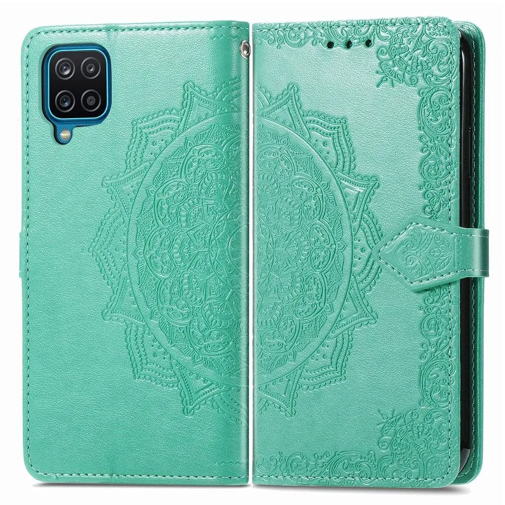 Mandala Samsung Galaxy M33 5G Flip case - Green