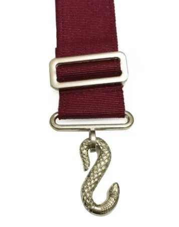 Masonic Belt Extender Red