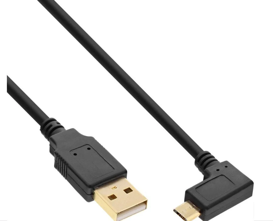 Micro Usb Cable, Black, 0.5M